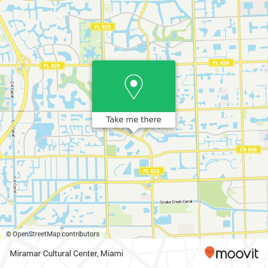 Miramar Cultural Center map