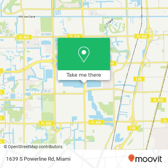 1639 S Powerline Rd map