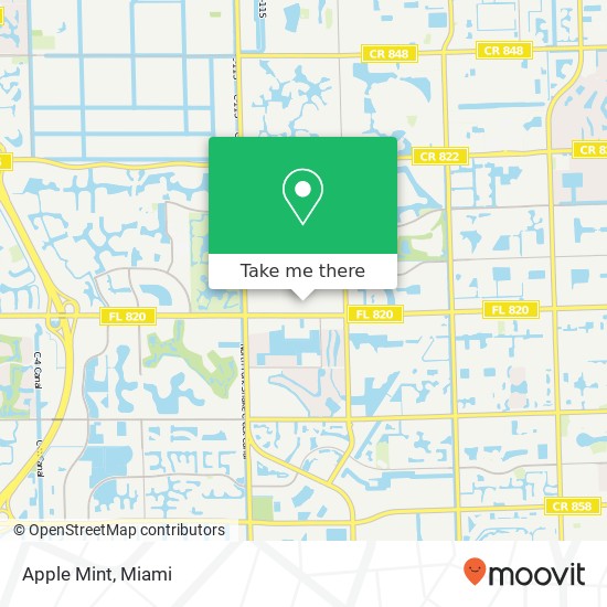 Apple Mint map