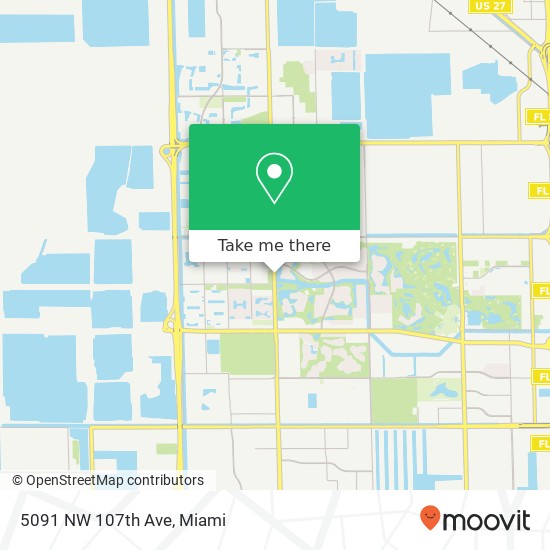 Mapa de 5091 NW 107th Ave