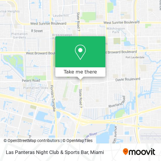 Las Panteras Night Club & Sports Bar map