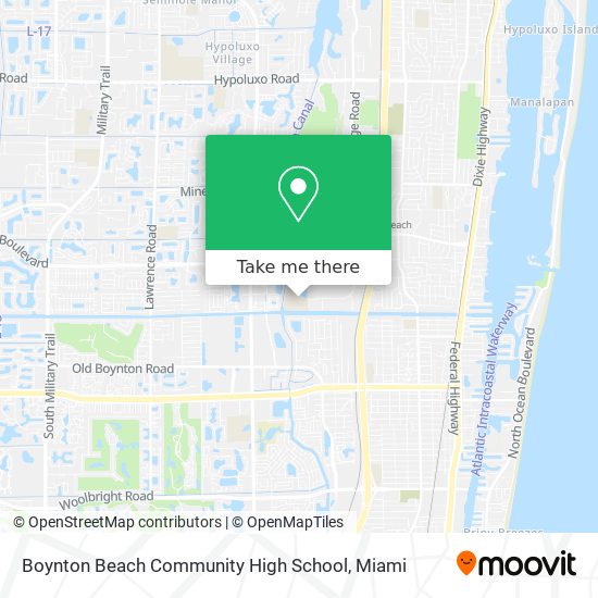 Mapa de Boynton Beach Community High School