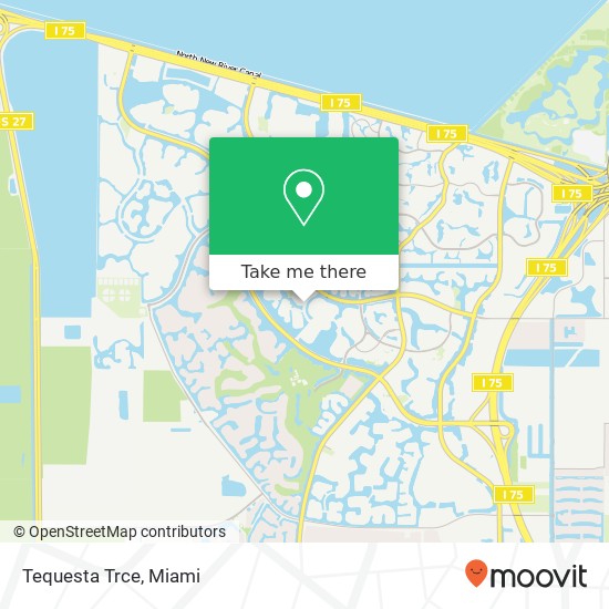 Tequesta Trce map