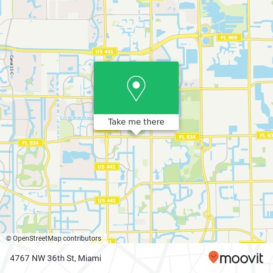 4767 NW 36th St map