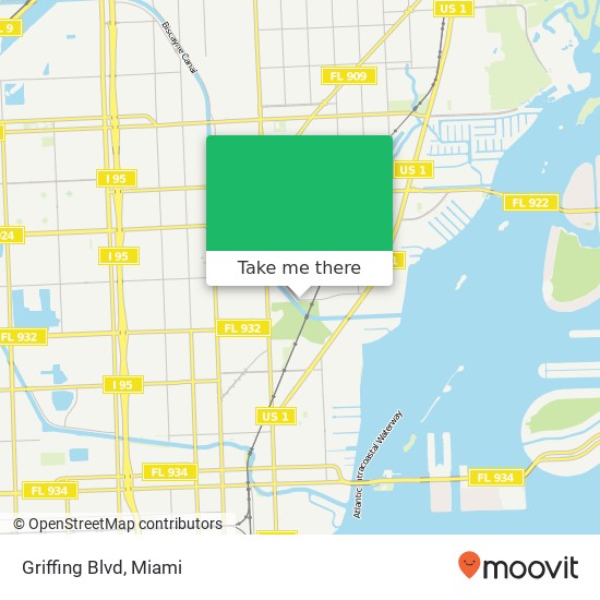 Griffing Blvd map