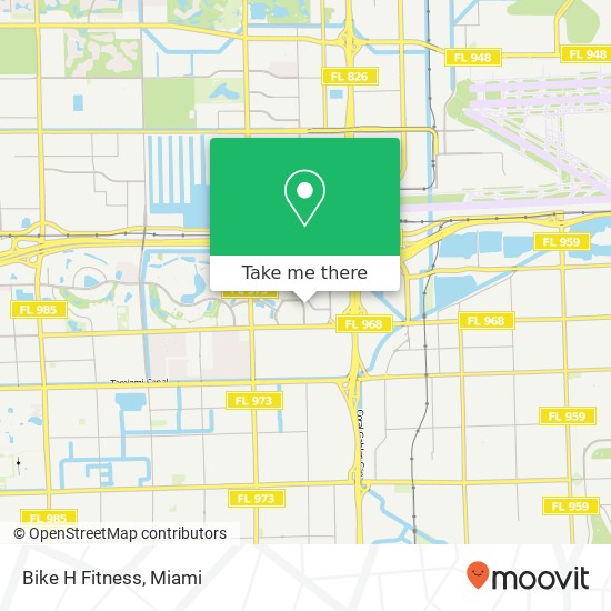 Bike H Fitness map