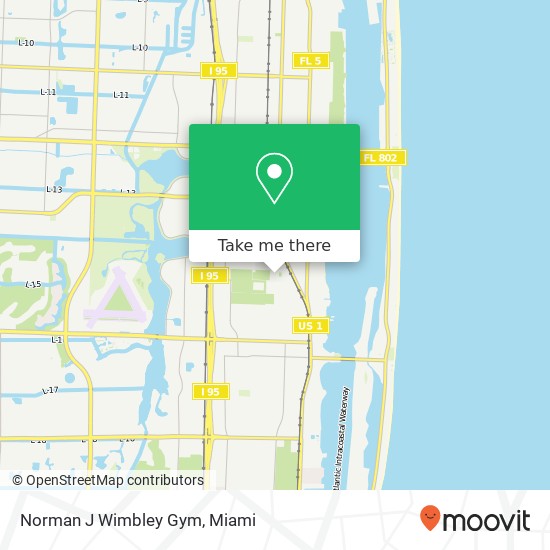 Norman J Wimbley Gym map