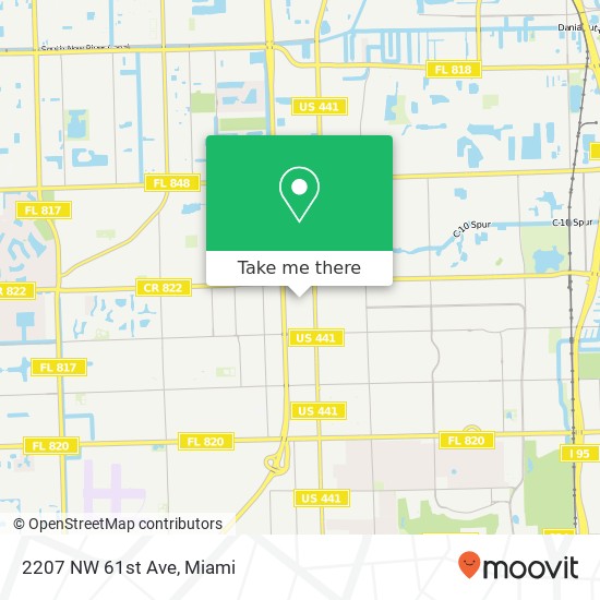 2207 NW 61st Ave map
