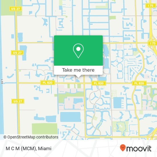 M C M (MCM) map