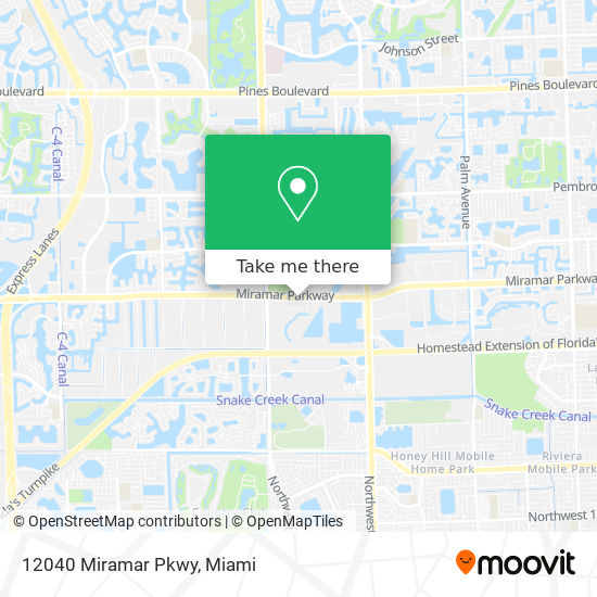 Mapa de 12040 Miramar Pkwy