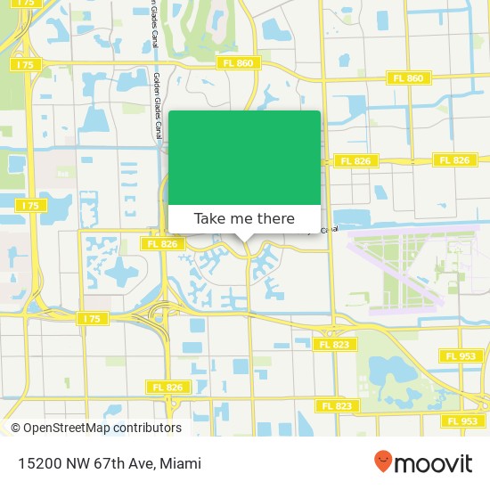 15200 NW 67th Ave map