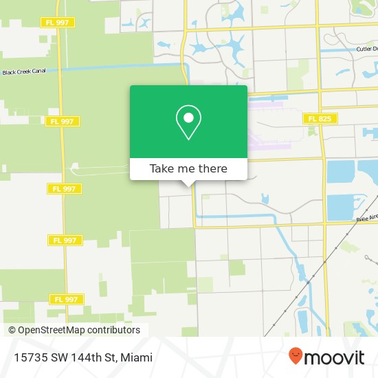 15735 SW 144th St map