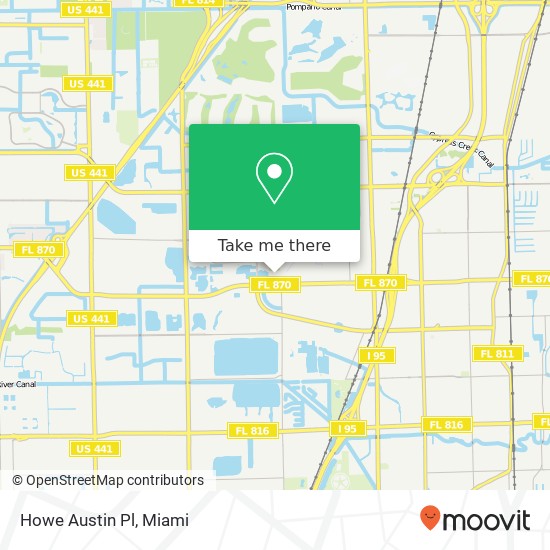 Mapa de Howe Austin Pl