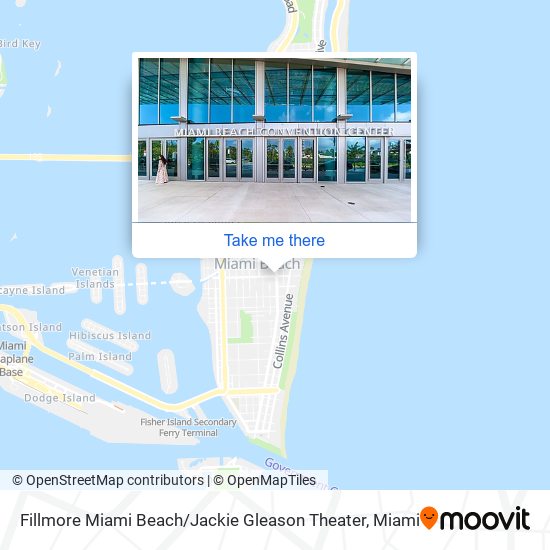 Fillmore Miami Beach / Jackie Gleason Theater map