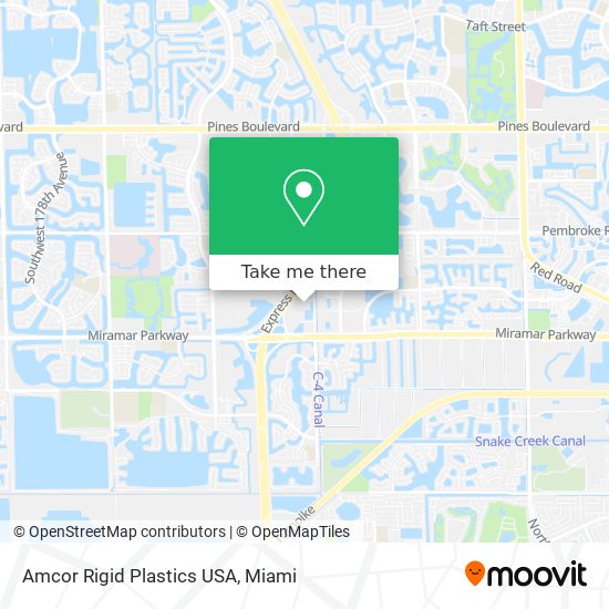 Mapa de Amcor Rigid Plastics USA