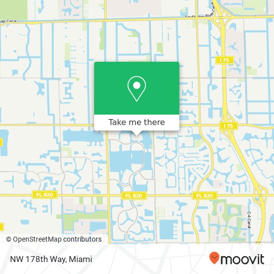 NW 178th Way map