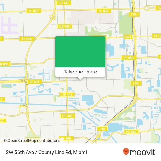 Mapa de SW 56th Ave / County Line Rd