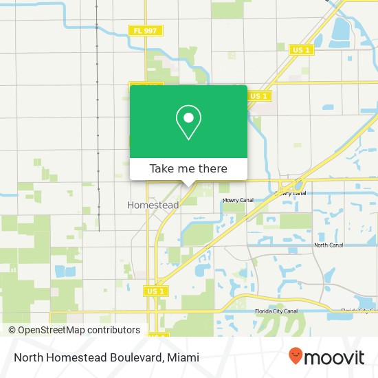 Mapa de North Homestead Boulevard