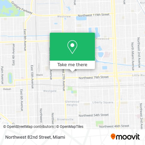 Mapa de Northwest 82nd Street