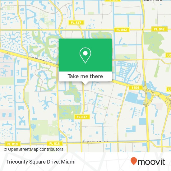 Tricounty Square Drive map