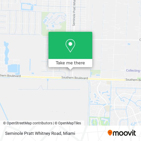 Mapa de Seminole Pratt Whitney Road