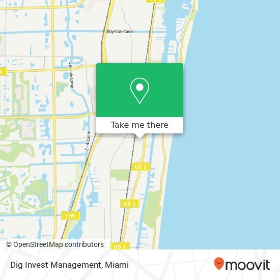 Dig Invest Management map