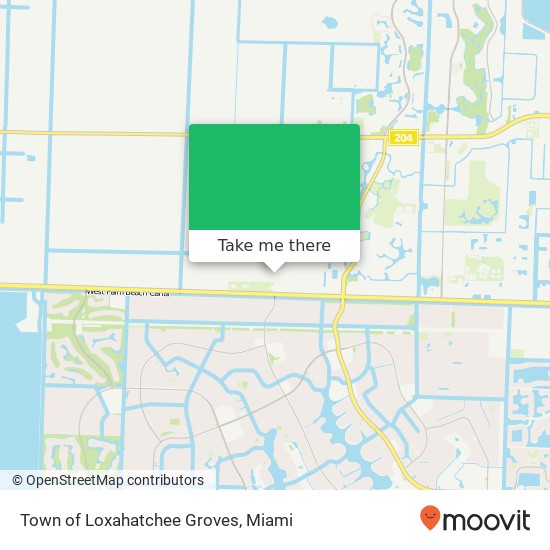 Town of Loxahatchee Groves map