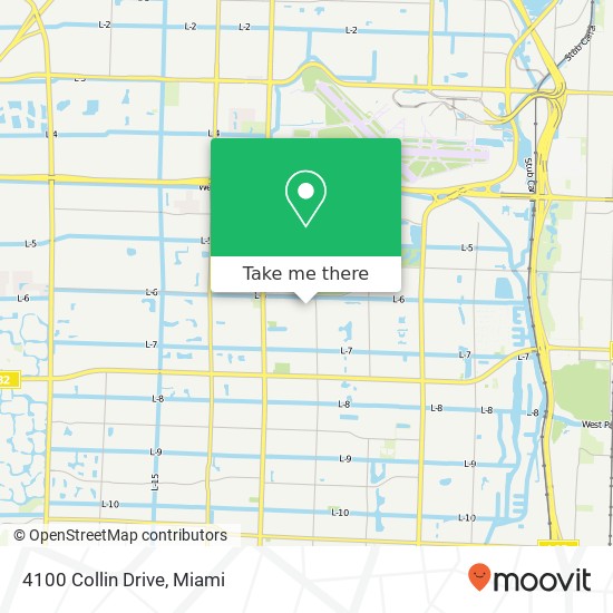 4100 Collin Drive map
