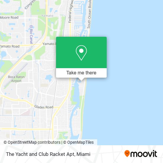 The Yacht and Club Racket Apt map