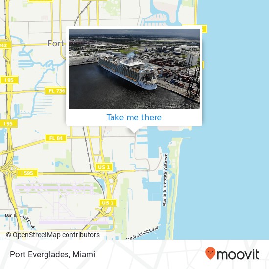 Mapa de Port Everglades