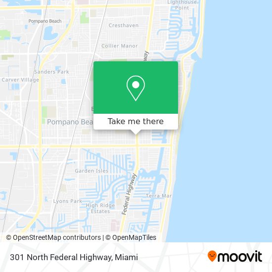 301 North Federal Highway map