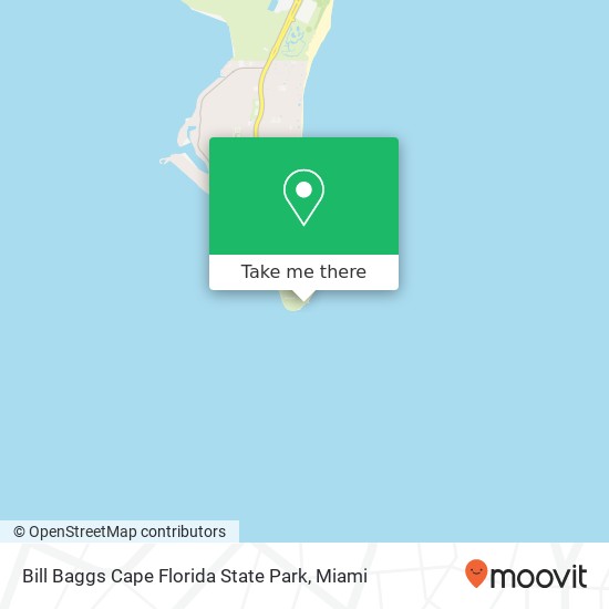 Bill Baggs Cape Florida State Park map