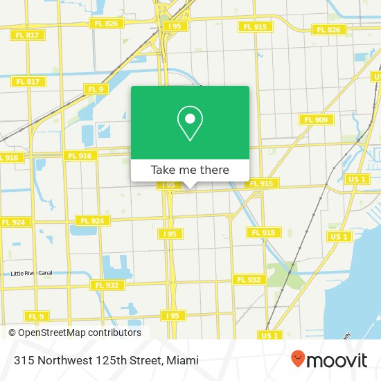 Mapa de 315 Northwest 125th Street