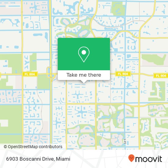 6903 Boscanni Drive map