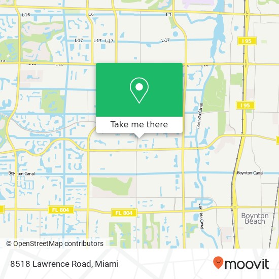 Mapa de 8518 Lawrence Road