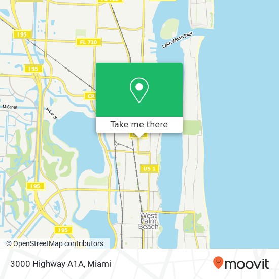 3000 Highway A1A map