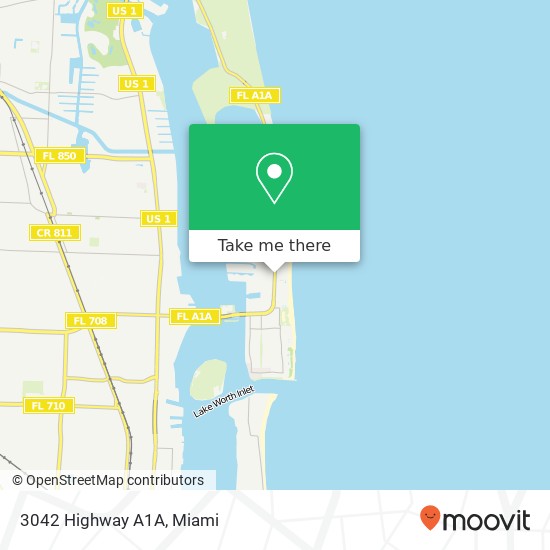 3042 Highway A1A map