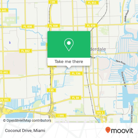 Mapa de Coconut Drive