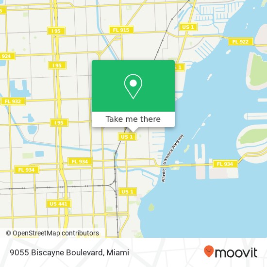 9055 Biscayne Boulevard map