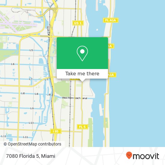 Mapa de 7080 Florida 5