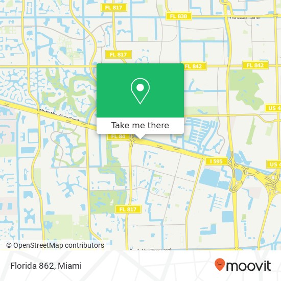 Florida 862 map