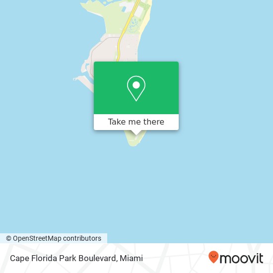 Cape Florida Park Boulevard map