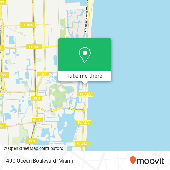 400 Ocean Boulevard map