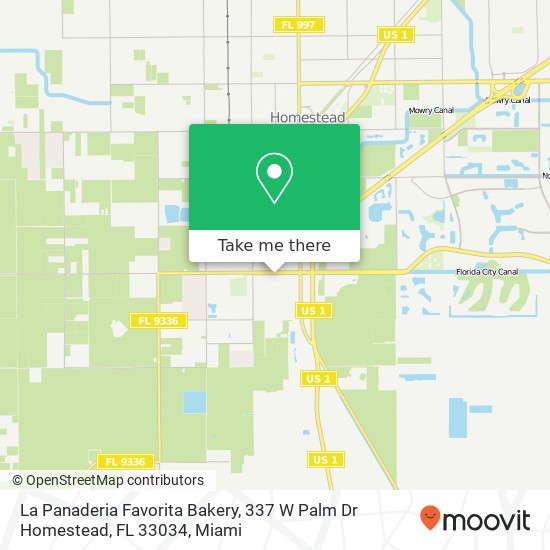 La Panaderia Favorita Bakery, 337 W Palm Dr Homestead, FL 33034 map