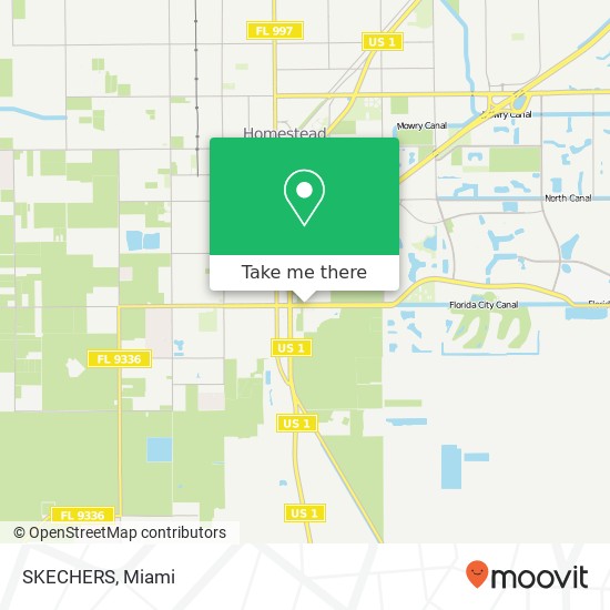 Mapa de SKECHERS, 250 E Palm Dr Florida City, FL 33034