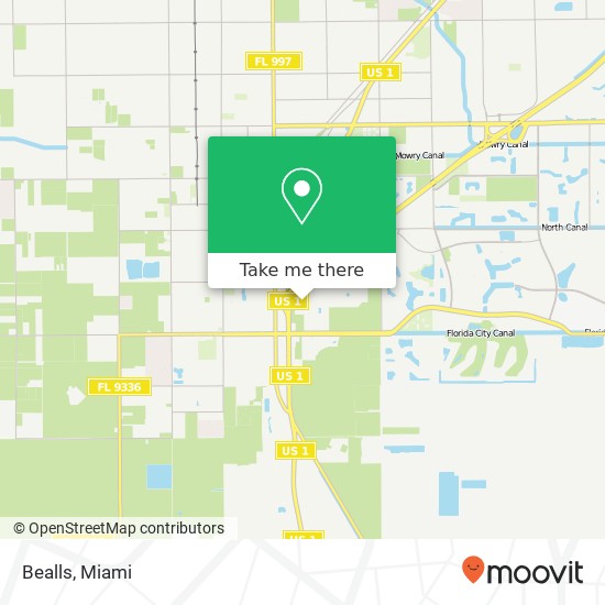 Mapa de Bealls, 250 E Palm Dr Homestead, FL 33034