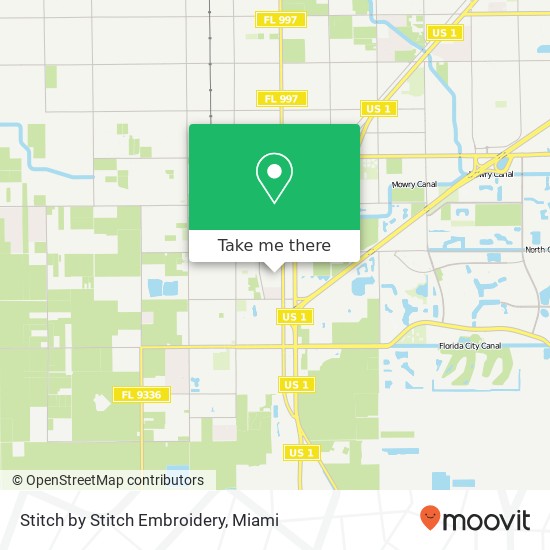 Mapa de Stitch by Stitch Embroidery, 15 NW 12th St Florida City, FL 33034