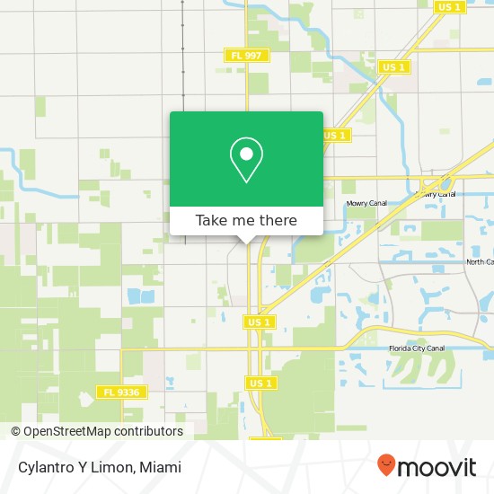 Mapa de Cylantro Y Limon, 436 S Krome Ave Homestead, FL 33030