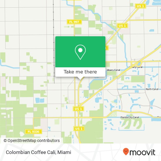 Mapa de Colombian Coffee Cali, 10 S Homestead Blvd Homestead, FL 33030