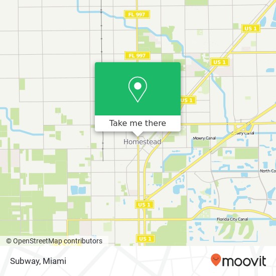 Subway, 327 N Krome Ave Homestead, FL 33030 map